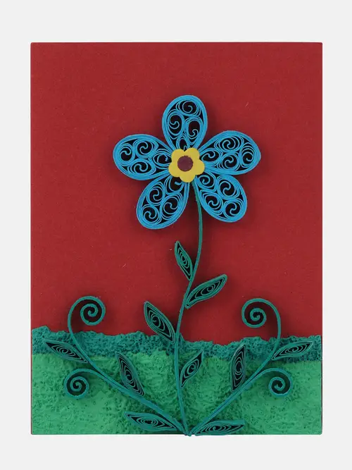 Recycled Handmade Paper Greetings Card