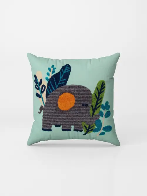 Mint Green Arri Embroidered Cushion Cover